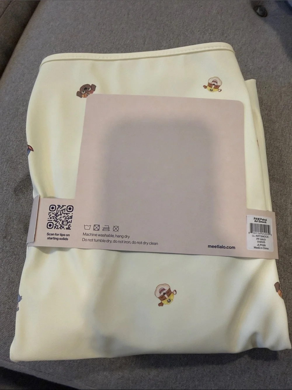 Paw Patrol Smock Bib Brand New